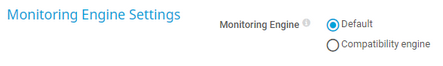 Monitoring Engine Settings