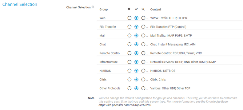 Channel Selection